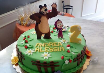 Cake design per il compleanno di un bambino di 2 anni